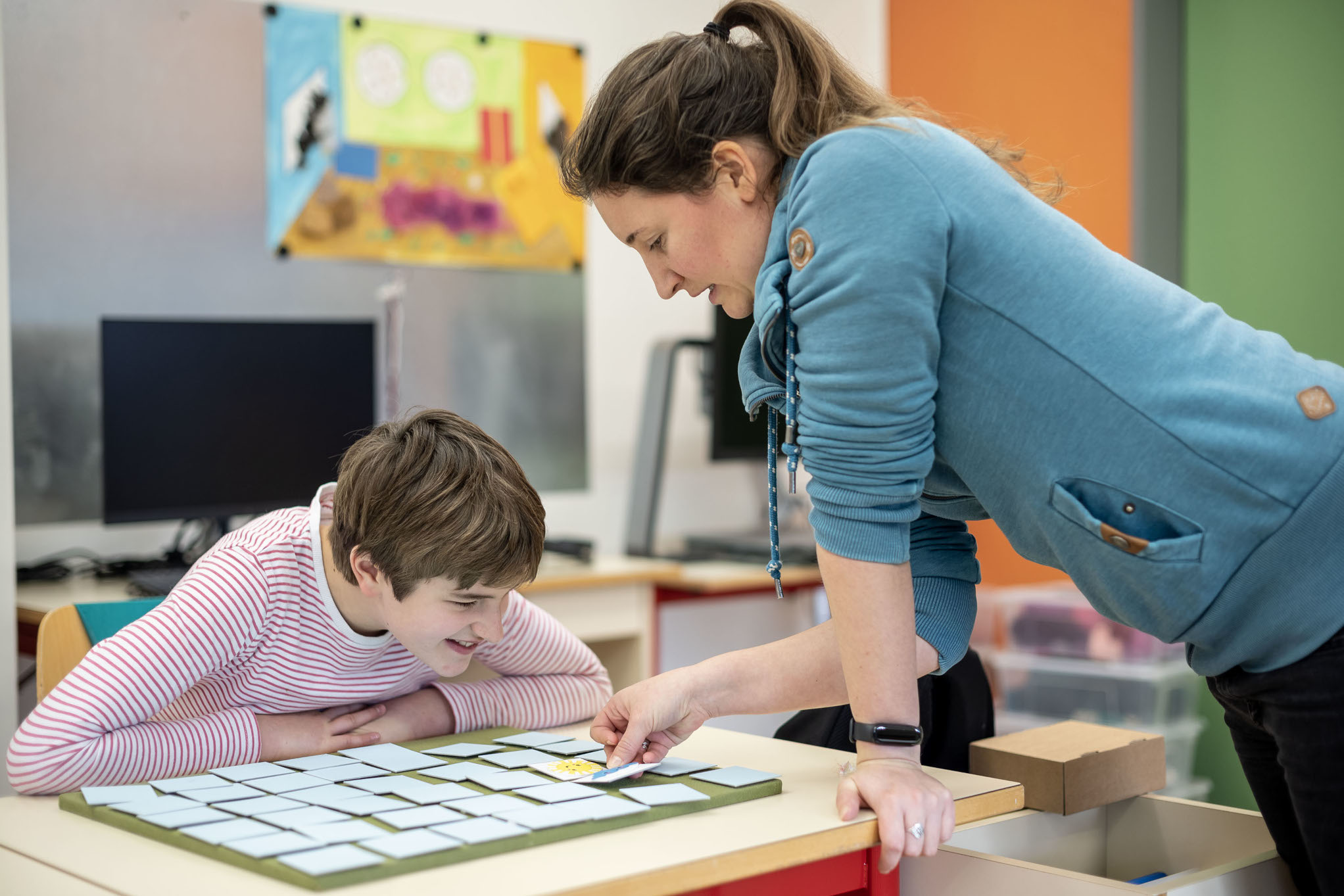 Schulleiterin und Lehrerin Stefanie Müller Blindenschule Zollikofen