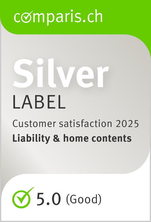 comparis.ch Award 2025 for Customer Satisfaction - Liability & Home Contents 