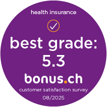 Auszeichnung von bonus.ch 2025
