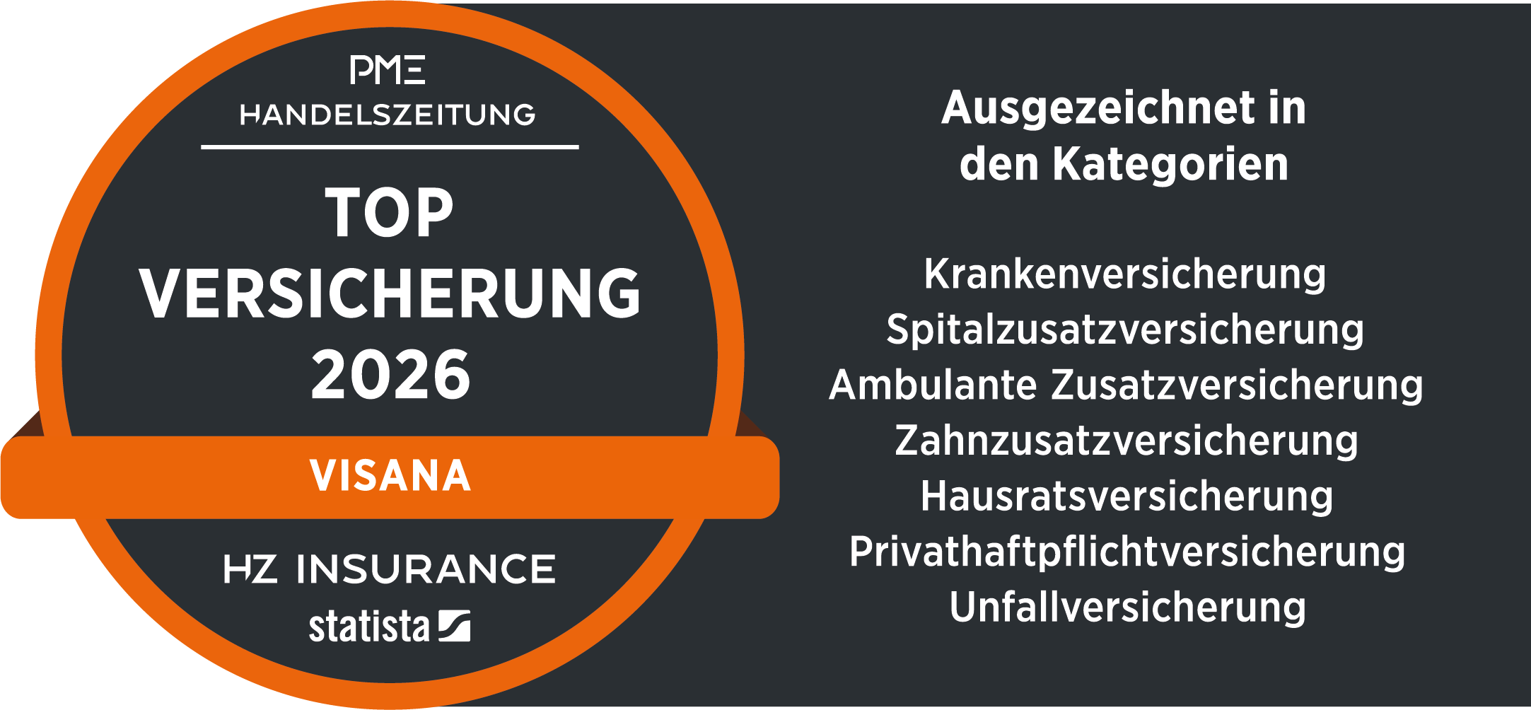 Auszeichnung von PME als Top-Versicherung 2026
